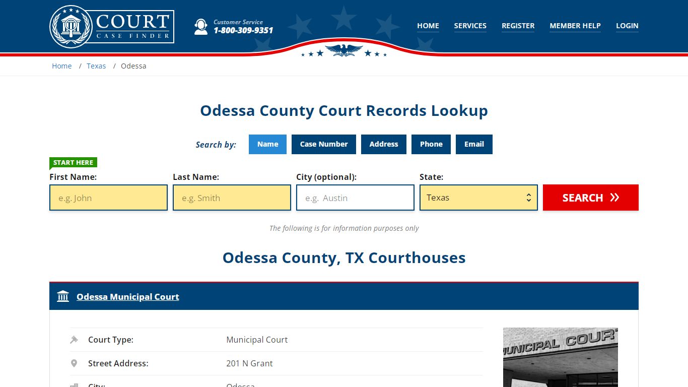 Odessa County Court Records | TX Case Lookup
